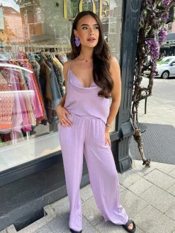 Sale Leyla Silky Set Lila Sets