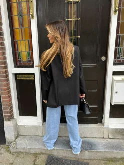 Shop Lima Oversized Blazer Black Blazers