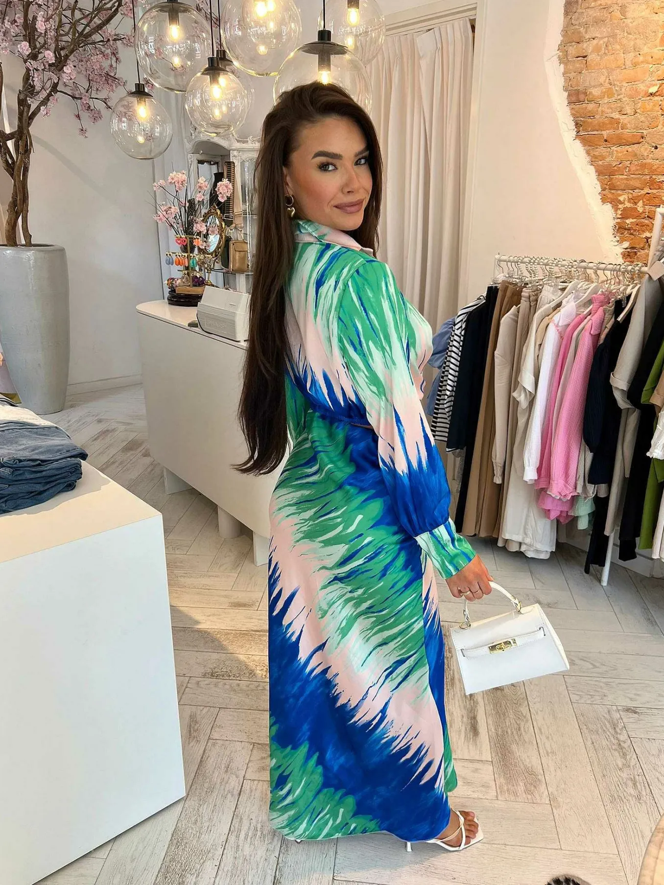 Flash Sale Lina 2 Delig Set Blue & Green Sets