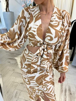 Discount Livia Set Beige Rokken