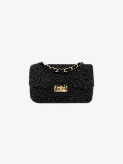 Best Sale Lottie Teddy Bag Small Black Tassen