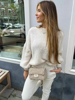 Cheap Lottie Teddy Bag Small Taupe Tassen