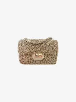 Cheap Lottie Teddy Bag Small Taupe Tassen