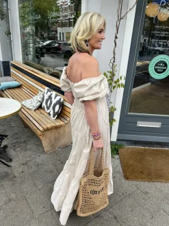 Cheap Loua Maxi Dress Beige Jurken