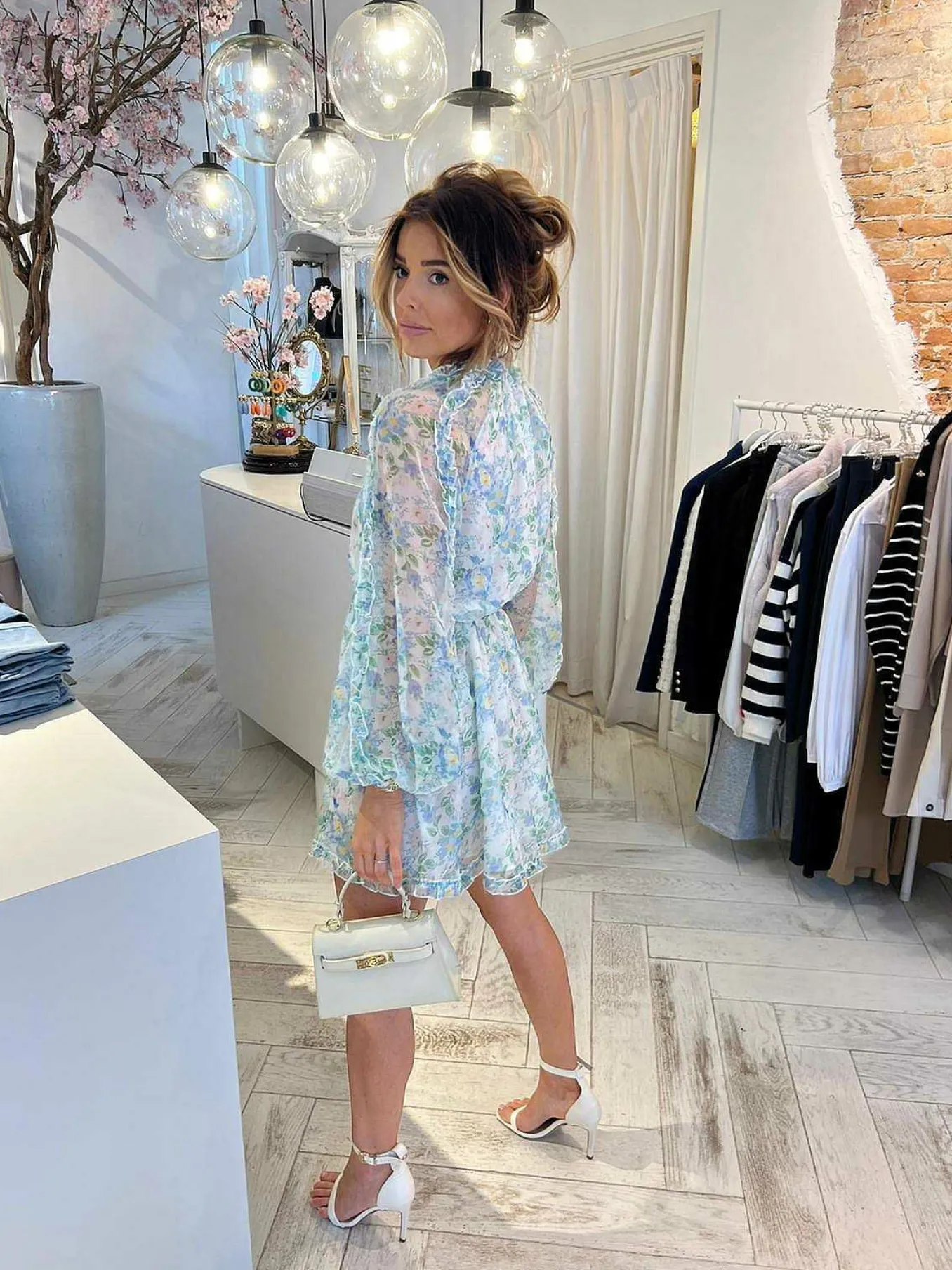 Online Lynn Summer Dress Blue Jurken