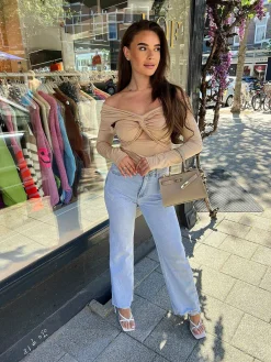 Sale Macy Off Shoulder Body Beige Body's