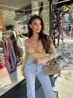 Sale Macy Off Shoulder Body Beige Body's