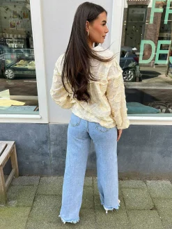 Hot Maeve Flower Blouse Beige Tops & Blousjes