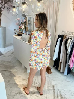 Flash Sale Mara Flower Jumpsuit Yellow Jumpsuits