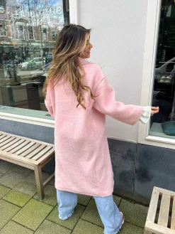 Cheap Melanie Coat Baby Pink Jassen