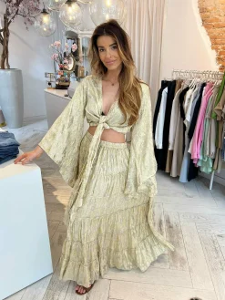 Online Milou Golden Top Tops & Blousjes