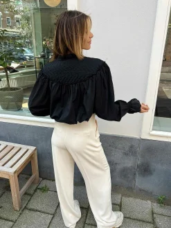 Hot Nina Padded Blouse Black Tops & Blousjes