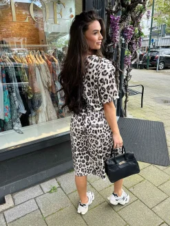 Hot Nona Basic Cap Dress Leo Jurken