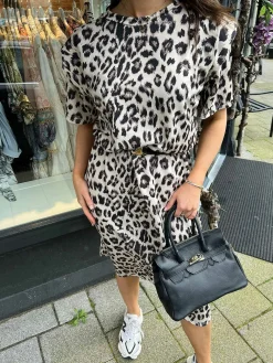 Hot Nona Basic Cap Dress Leo Jurken