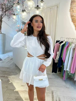 Store Novi Dress White Jurken