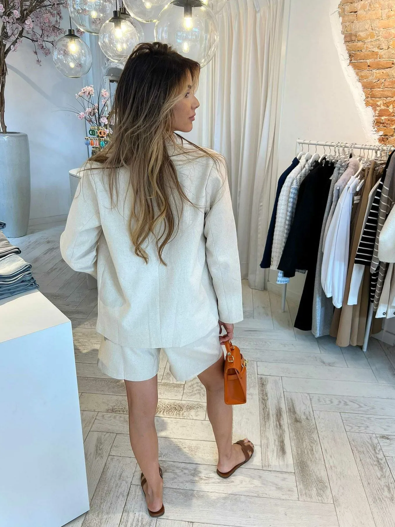 Cheap Olivia Linen Blazer Blazers