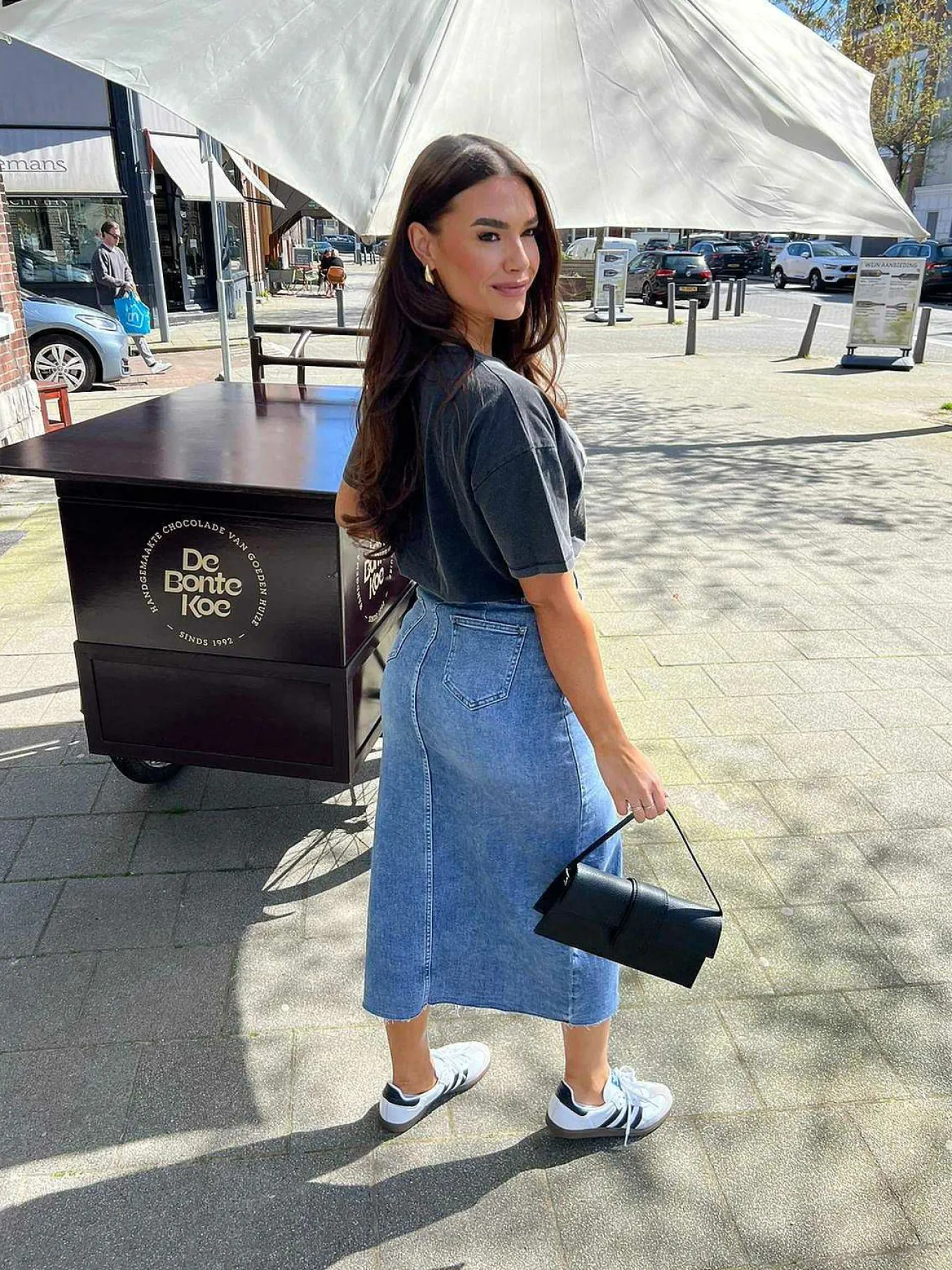 Cheap Paris Tee Dark Grey Tops & Blousjes