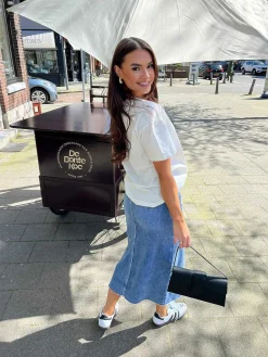 Hot Paris Tee White Tops & Blousjes