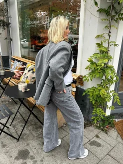 Fashion Perfect Oversized Blazer Grey Blazers