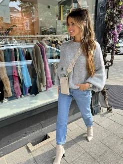 Clearance Phone Wallet Beige Tassen