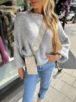 Clearance Phone Wallet Beige Tassen