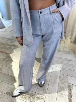 Sale Polly Pantalon Light Grey Broeken