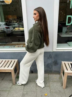 Clearance Polo Sweater Army Truien