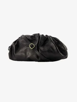 Store Romy Metallic Clutch Black Tassen