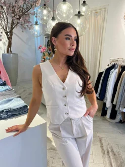 Best Sale Saar Gilet Beige Gilets