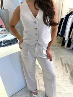 Best Sale Saar Gilet Beige Gilets