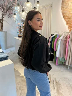 Best Sale Sam Cropped Jacket Black Jassen