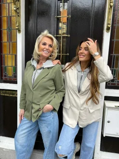 Store Sara Blazer Hoodie Light Beige Blazers