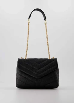 Discount Seline Bag Leather Black Tassen