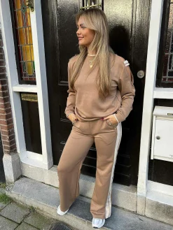 Cheap Stacy Comfy Set Camel Sets