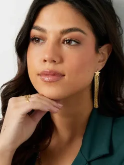Flash Sale Statement Earrings Stars Gold Oorbellen