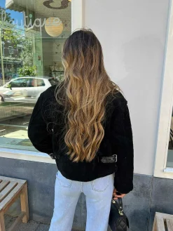 Best Teddy Biker Jacket Black Jassen