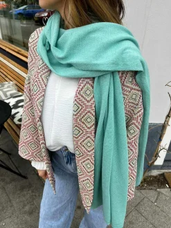 Cheap The Supersoft Scarf Mint Mutsen & Sjaals