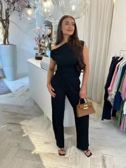 Shop Veerle 2 Delig Pattern Set Black Sets