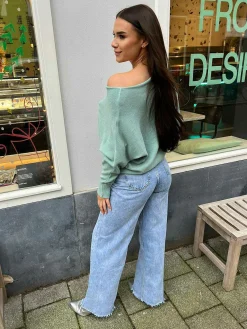 Flash Sale Vlinder Trui Mint Truien