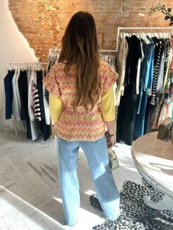 Best Sale Yara Inspired Gilet Coral Gilets