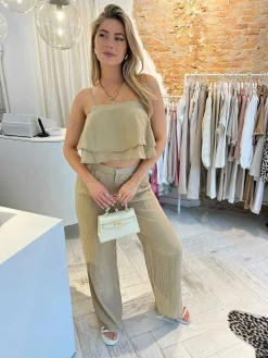 Clearance Zaar 2 Delig Set Taupe Sets