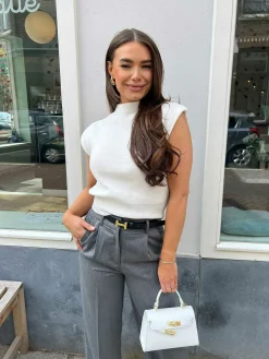 Online Zarah Top White Tops & Blousjes