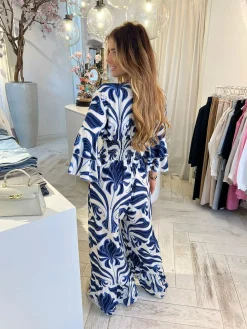 Discount Zoe Jumpsuit Ocean Blue Jumpsuits