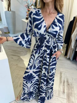 Discount Zoe Jumpsuit Ocean Blue Jumpsuits